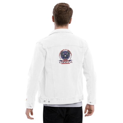 CaRaUaNa Original denim jacket white Carauana Store