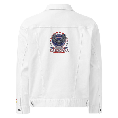 CaRaUaNa Original denim jacket white Carauana Store