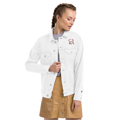 CaRaUaNa Original denim jacket white Carauana Store