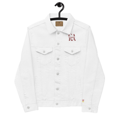 CaRaUaNa Original denim jacket white Carauana Store