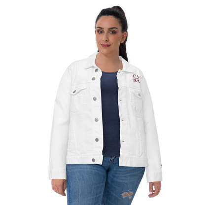 CaRaUaNa Original denim jacket white Carauana Store