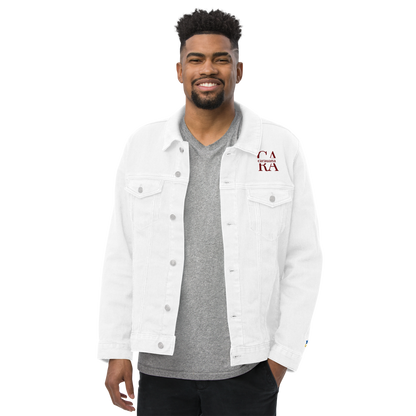 CaRaUaNa Original denim jacket white Carauana Store