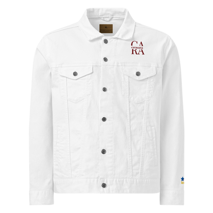 CaRaUaNa Original denim jacket white Carauana Store