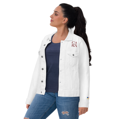CaRaUaNa Original denim jacket white Carauana Store