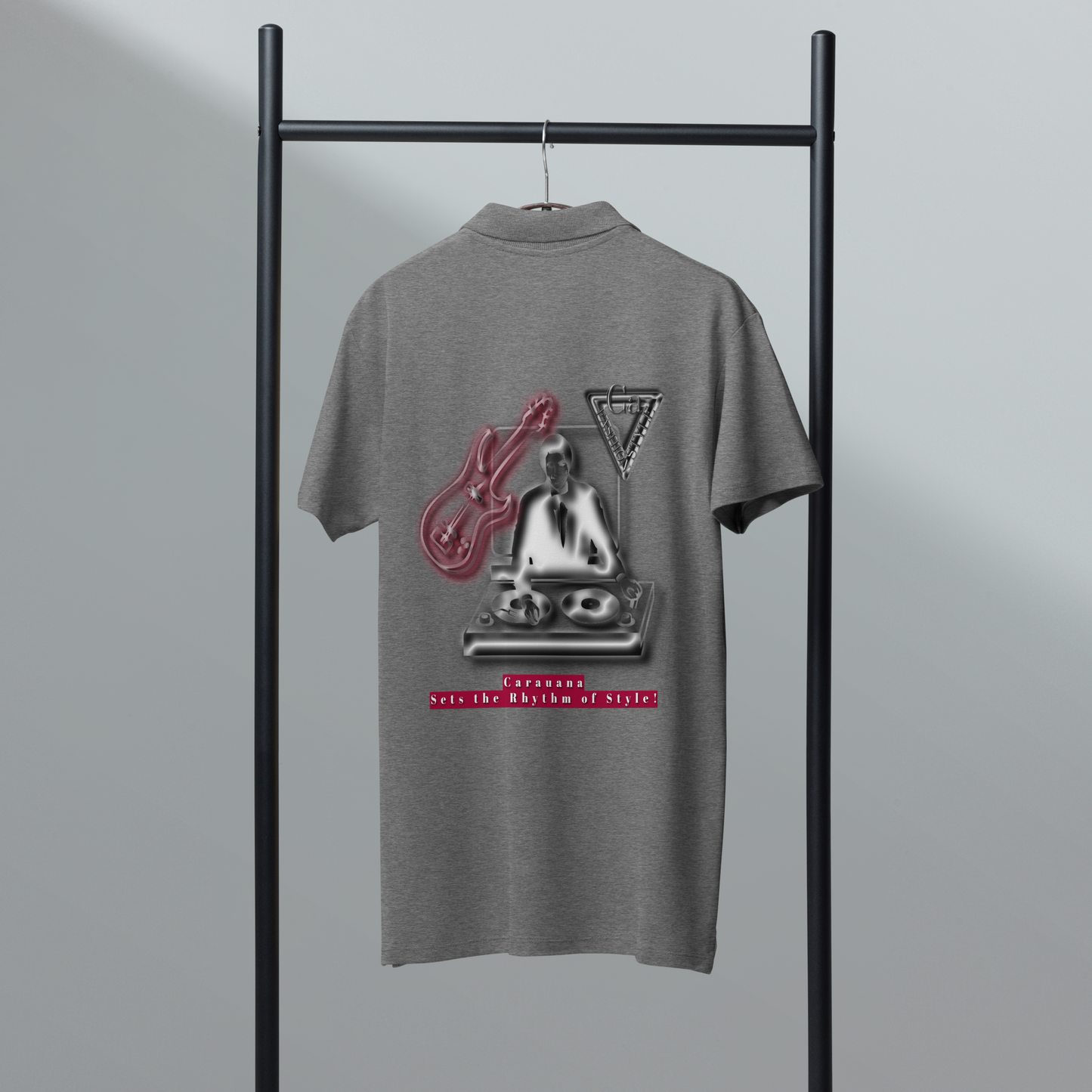 Premium polo shirt Carauana Rhythm of Style Carauana Store