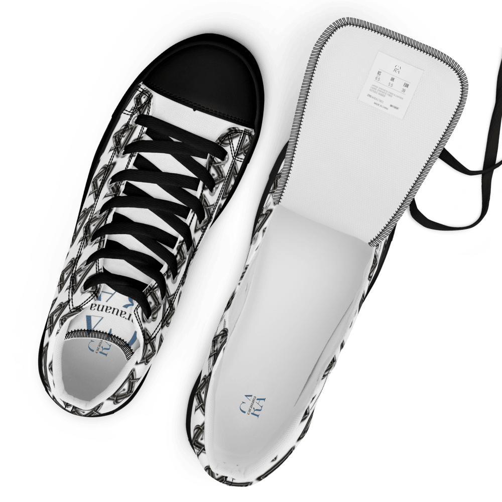 Carauana Hip Top Canvas Shoes Black Carauana Store