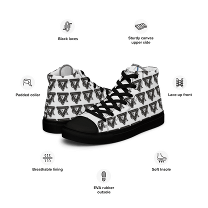 Carauana Hip Top Canvas Shoes Black Carauana Store