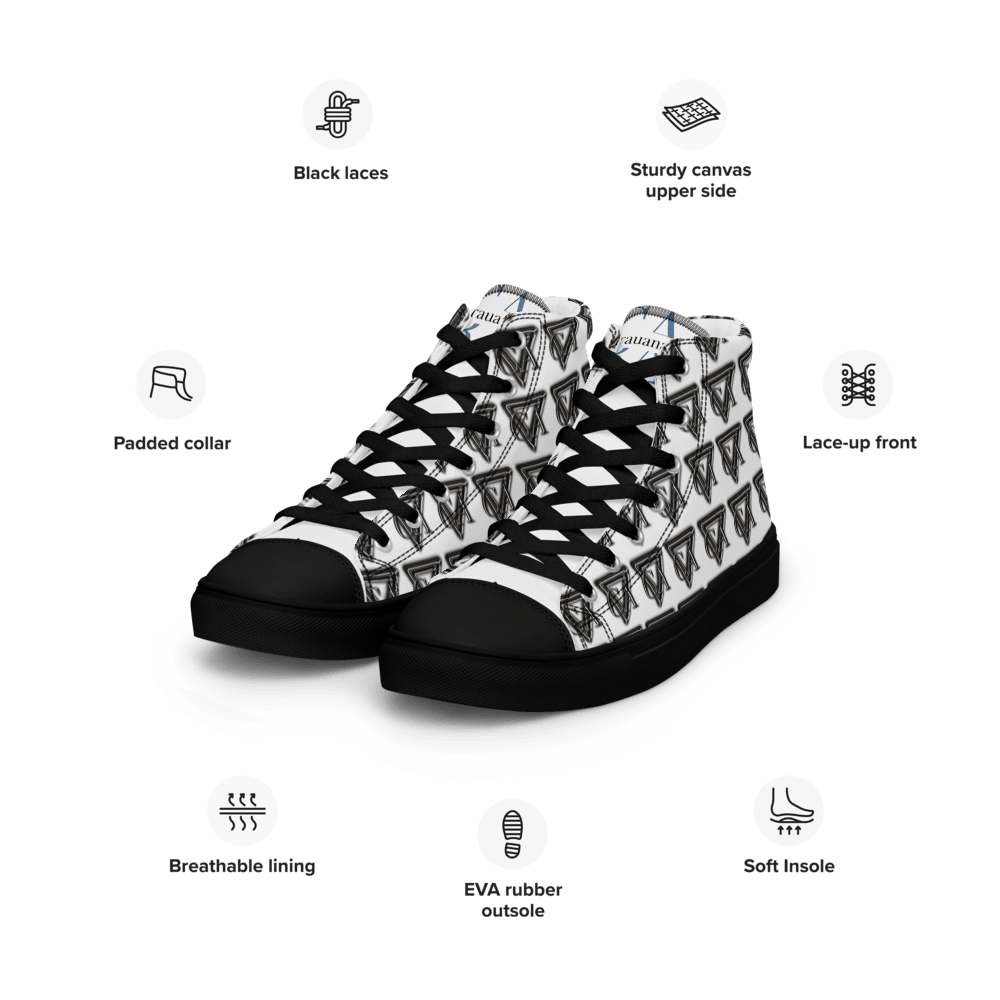 Carauana Hip Top Canvas Shoes Black Carauana Store