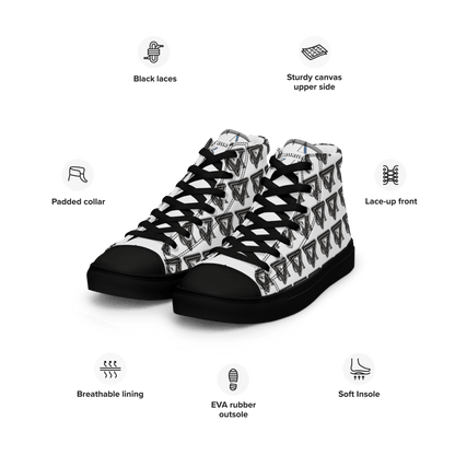 Carauana Hip Top Canvas Shoes Black Carauana Store