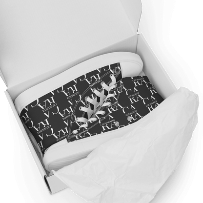 CARAUANA Hip Hop canvas shoes black Branded Carauana Store