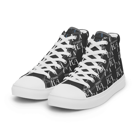 CARAUANA Hip Hop canvas shoes black Branded