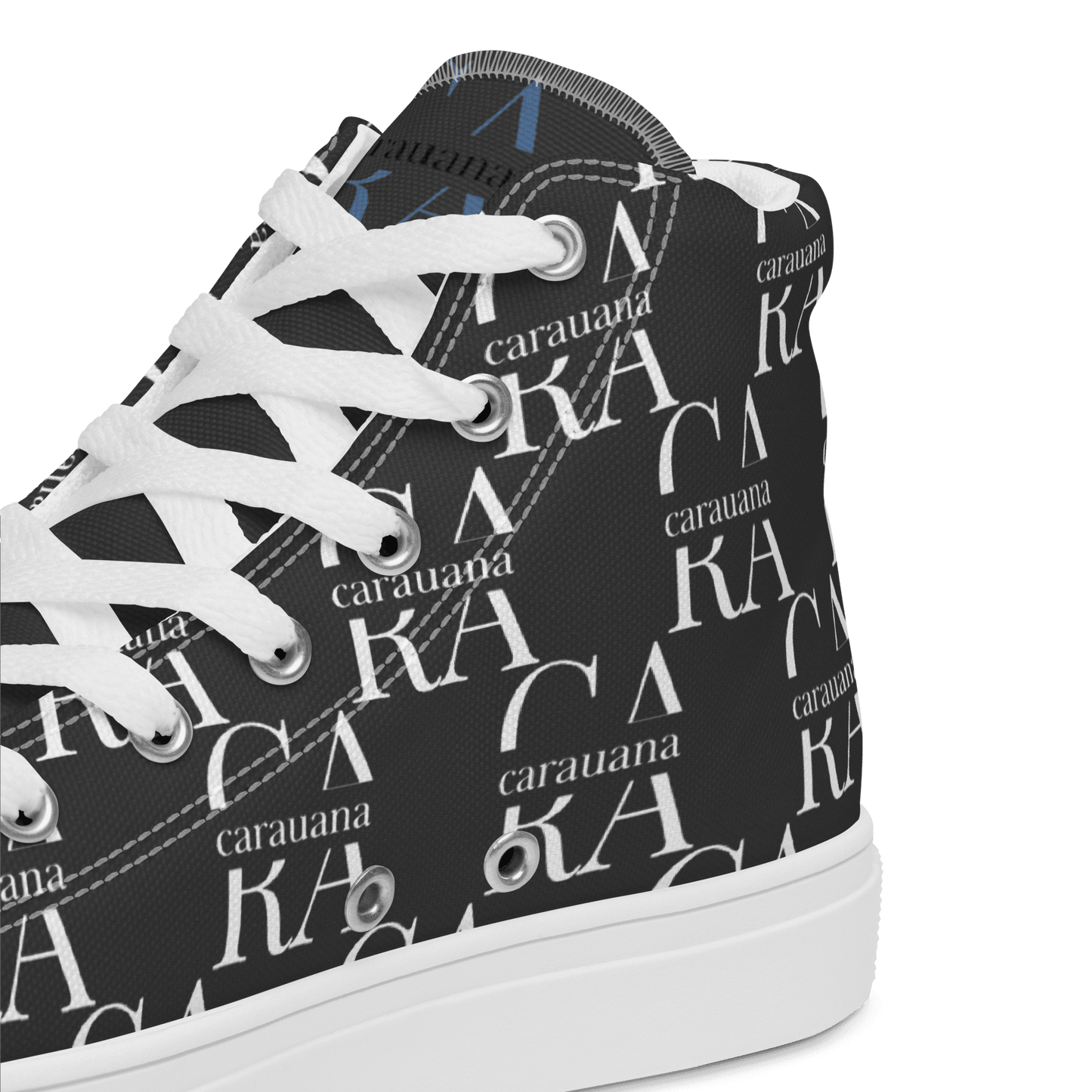 CARAUANA Hip Hop canvas shoes black Branded Carauana Store