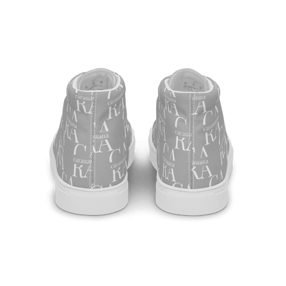 CARAUANA Hip Hop canvas shoes Grey Branded Carauana Store