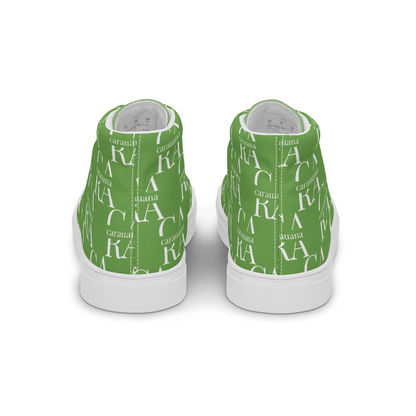 CARAUANA Hip Hop canvas shoes Green Branded Carauana Store