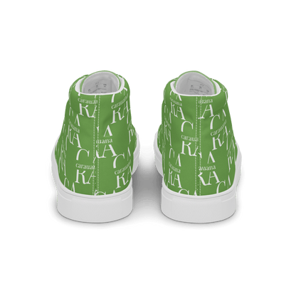 CARAUANA Hip Hop canvas shoes Green Branded Carauana Store