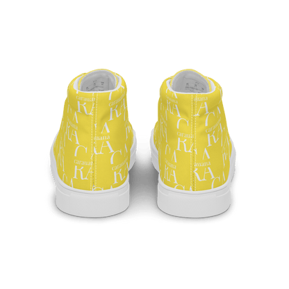 CARAUANA Hip Hop canvas shoes Yellow Branded Carauana Store
