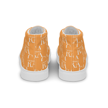 CARAUANA Hip Hop canvas shoes Orange Branded Carauana Store