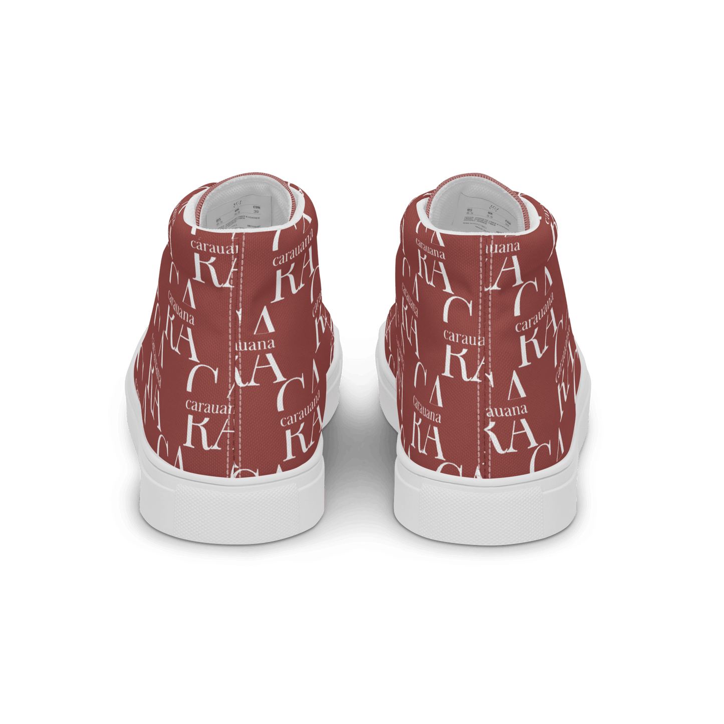 CARAUANA Hip Hop canvas shoes Brown Branded Carauana Store