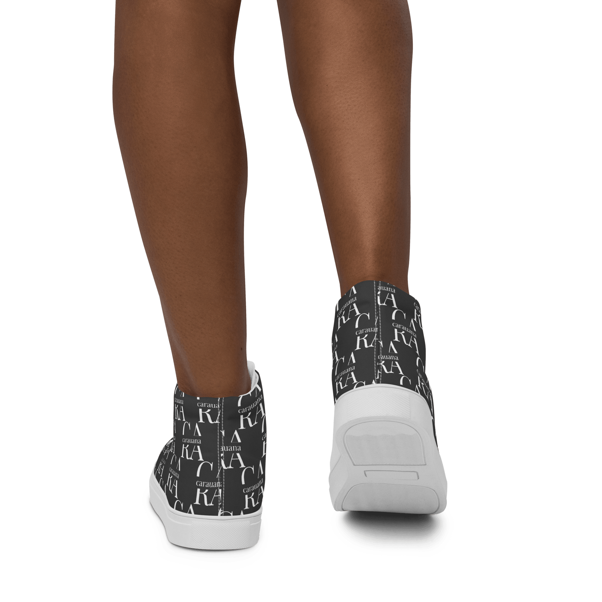 CARAUANA Hip Hop canvas shoes black Branded Carauana Store