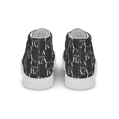 CARAUANA Hip Hop canvas shoes black Branded Carauana Store