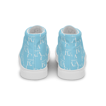 CARAUANA Hip Hop canvas shoes sky blue Branded Carauana Store