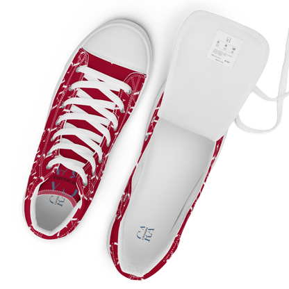 CARAUANA Hip Hop canvas shoes hot Red Branded Carauana Store