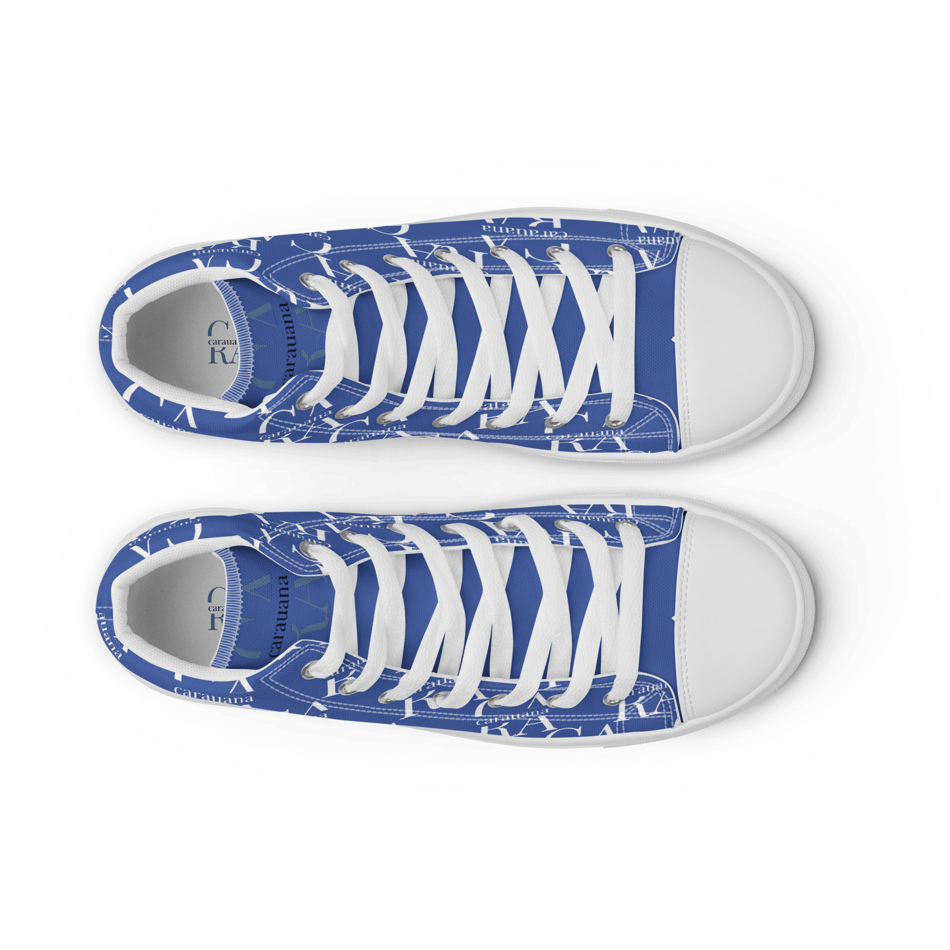 CARAUANA Hip Hop canvas shoes Blue Branded Carauana Store