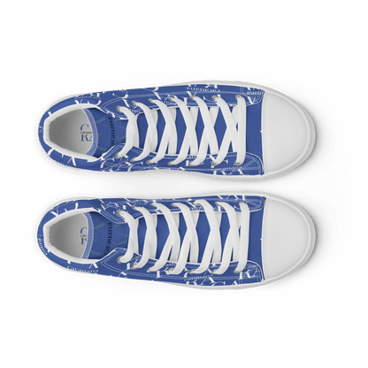 CARAUANA Hip Hop canvas shoes Blue Branded Carauana Store