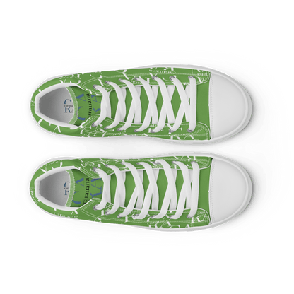 CARAUANA Hip Hop canvas shoes Green Branded Carauana Store