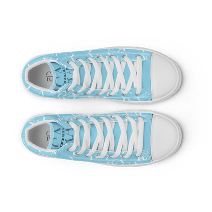 CARAUANA Hip Hop canvas shoes sky blue Branded Carauana Store