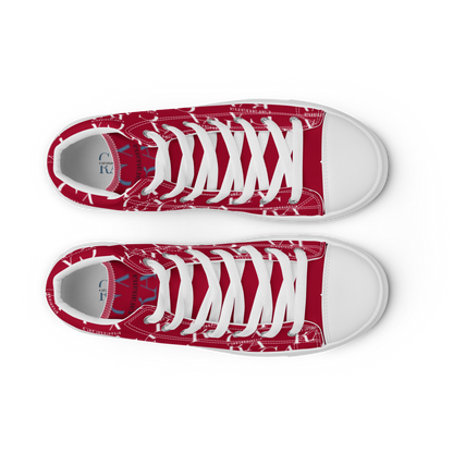 CARAUANA Hip Hop canvas shoes hot Red Branded Carauana Store
