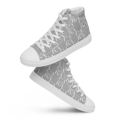 CARAUANA Hip Hop canvas shoes Grey Branded Carauana Store