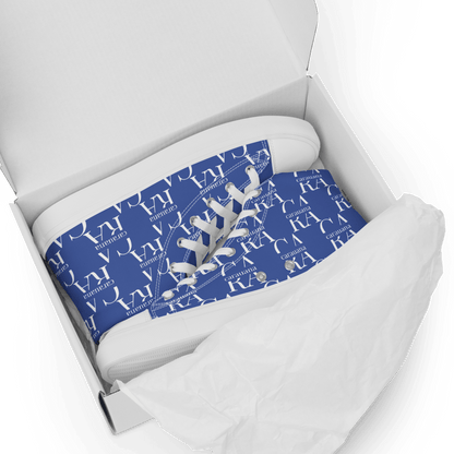 CARAUANA Hip Hop canvas shoes Blue Branded Carauana Store