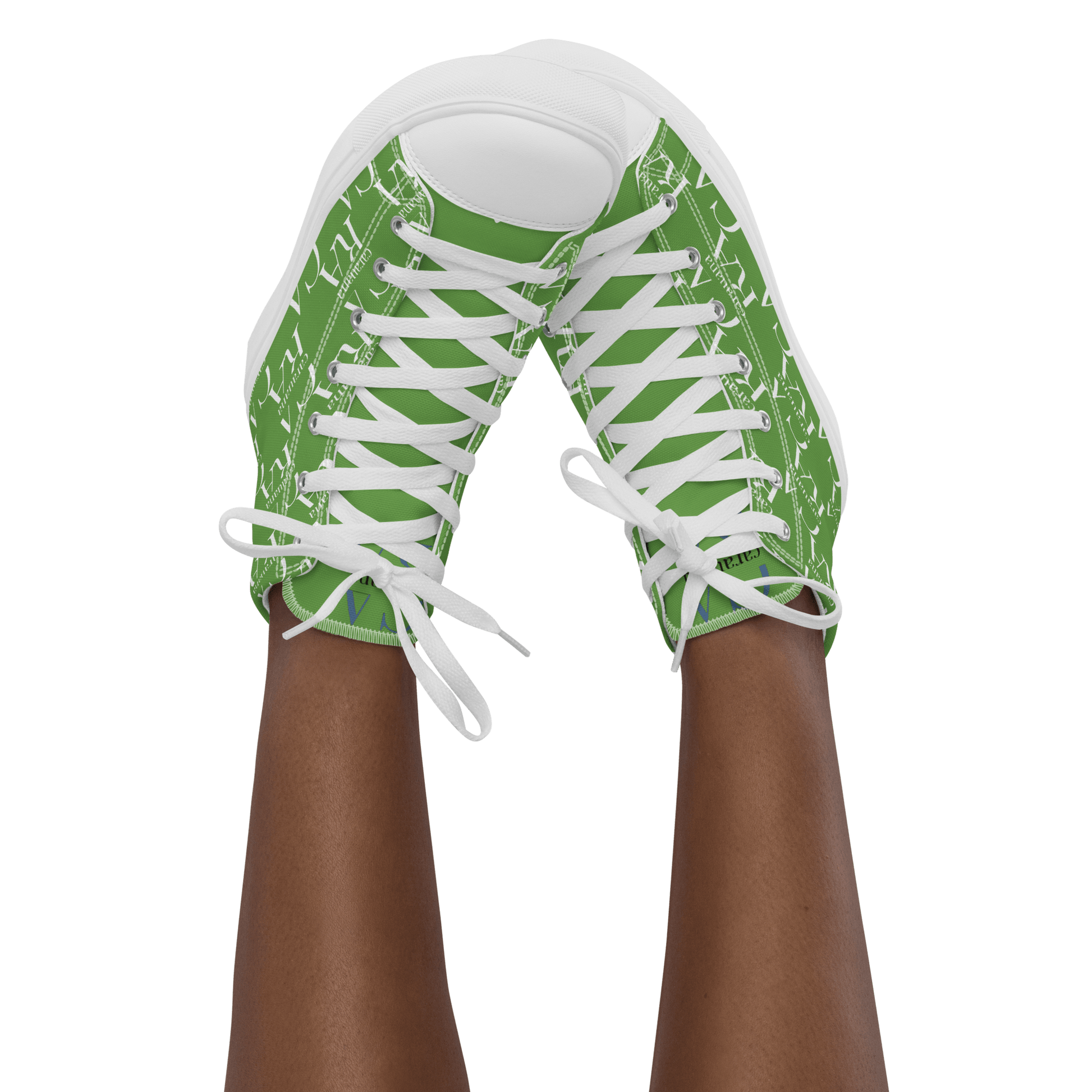CARAUANA Hip Hop canvas shoes Green Branded Carauana Store