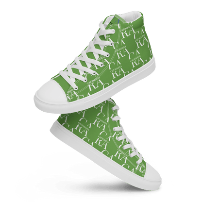 CARAUANA Hip Hop canvas shoes Green Branded Carauana Store