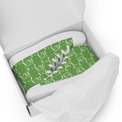 CARAUANA Hip Hop canvas shoes Green Branded Carauana Store