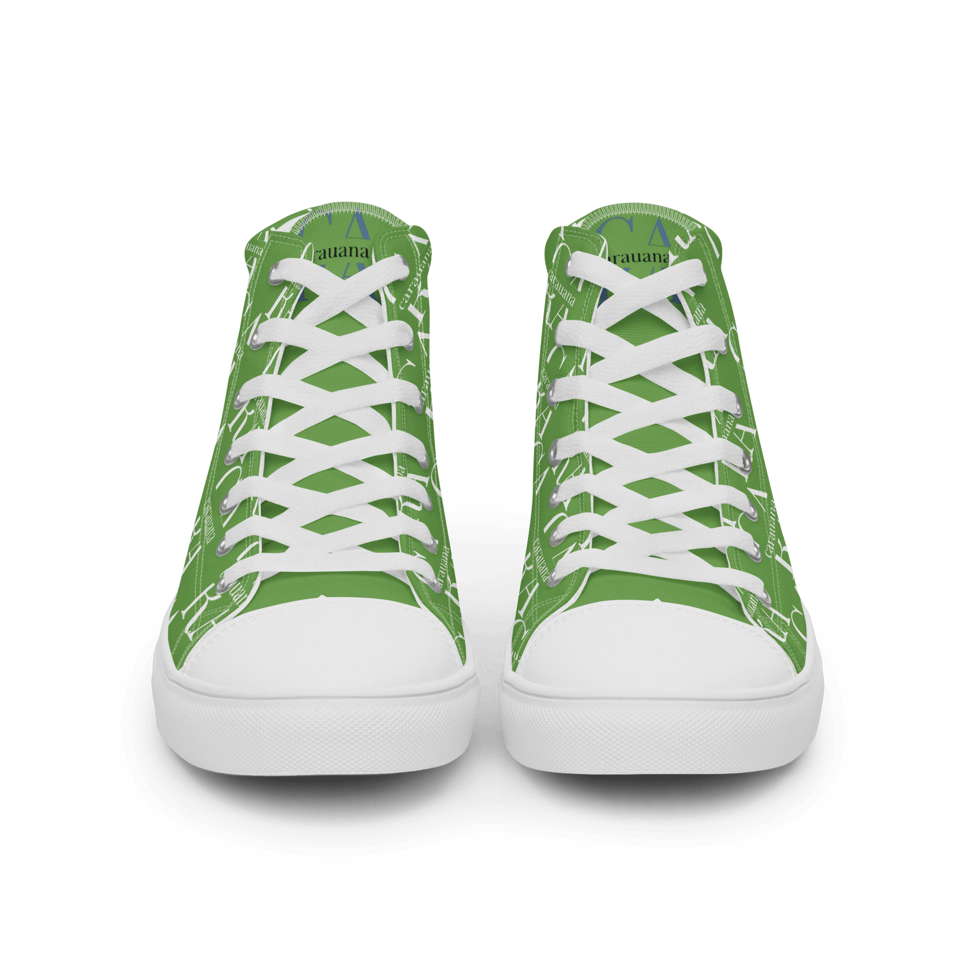 CARAUANA Hip Hop canvas shoes Green Branded Carauana Store