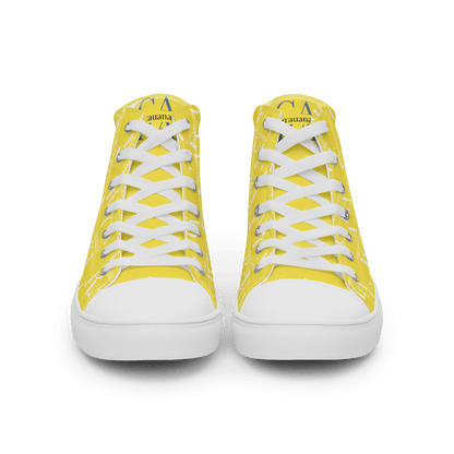 CARAUANA Hip Hop canvas shoes Yellow Branded Carauana Store