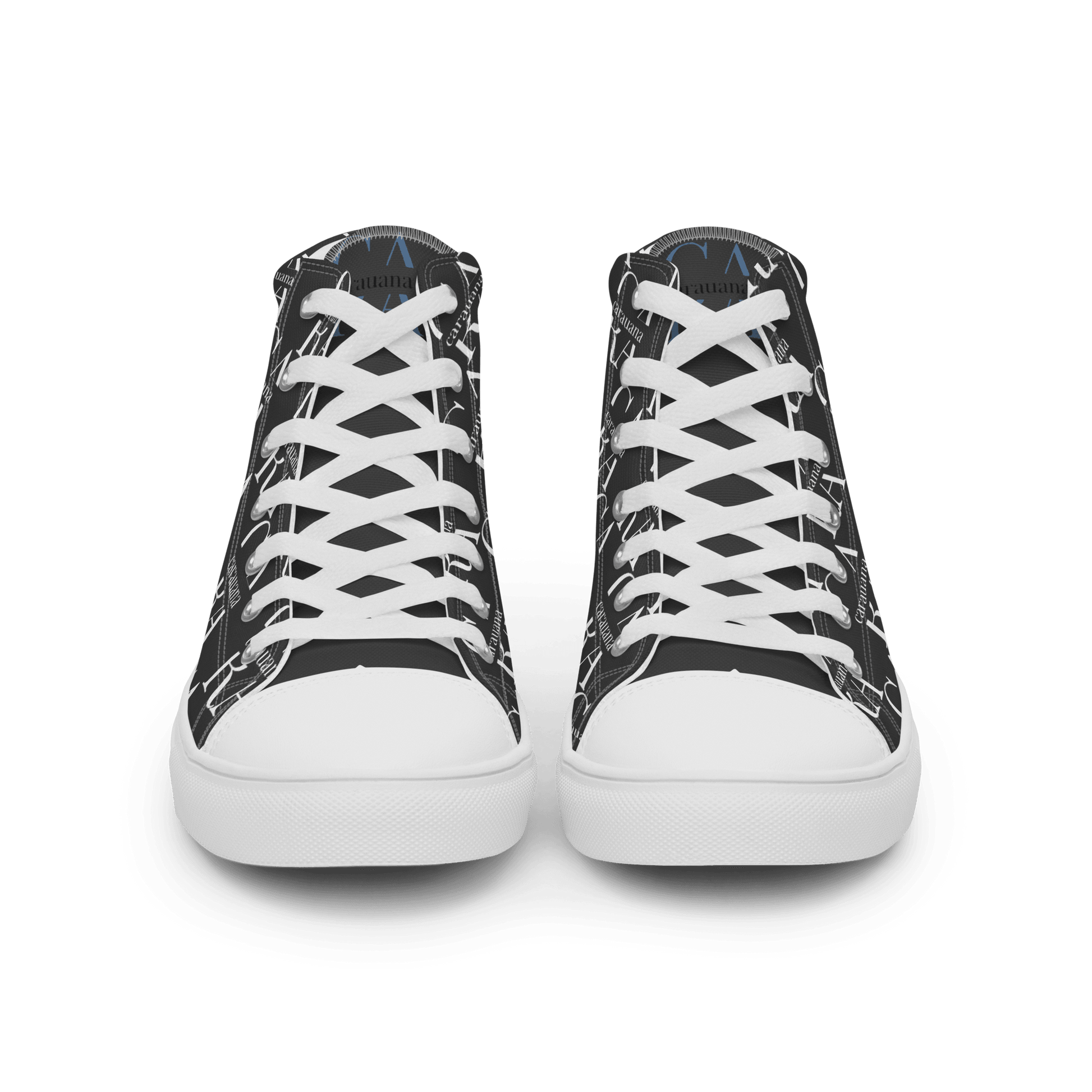 CARAUANA Hip Hop canvas shoes black Branded Carauana Store