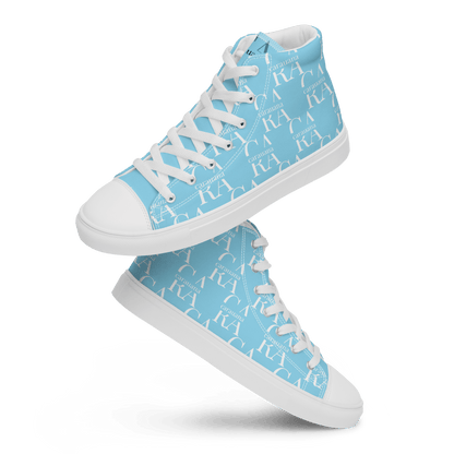 CARAUANA Hip Hop canvas shoes sky blue Branded Carauana Store