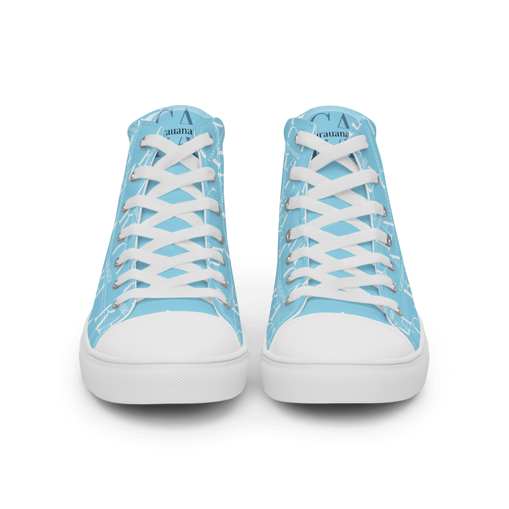 CARAUANA Hip Hop canvas shoes sky blue Branded Carauana Store