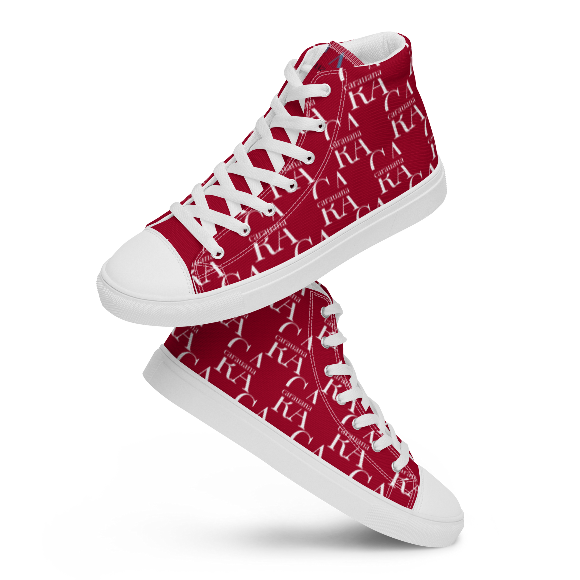 CARAUANA Hip Hop canvas shoes hot Red Branded Carauana Store