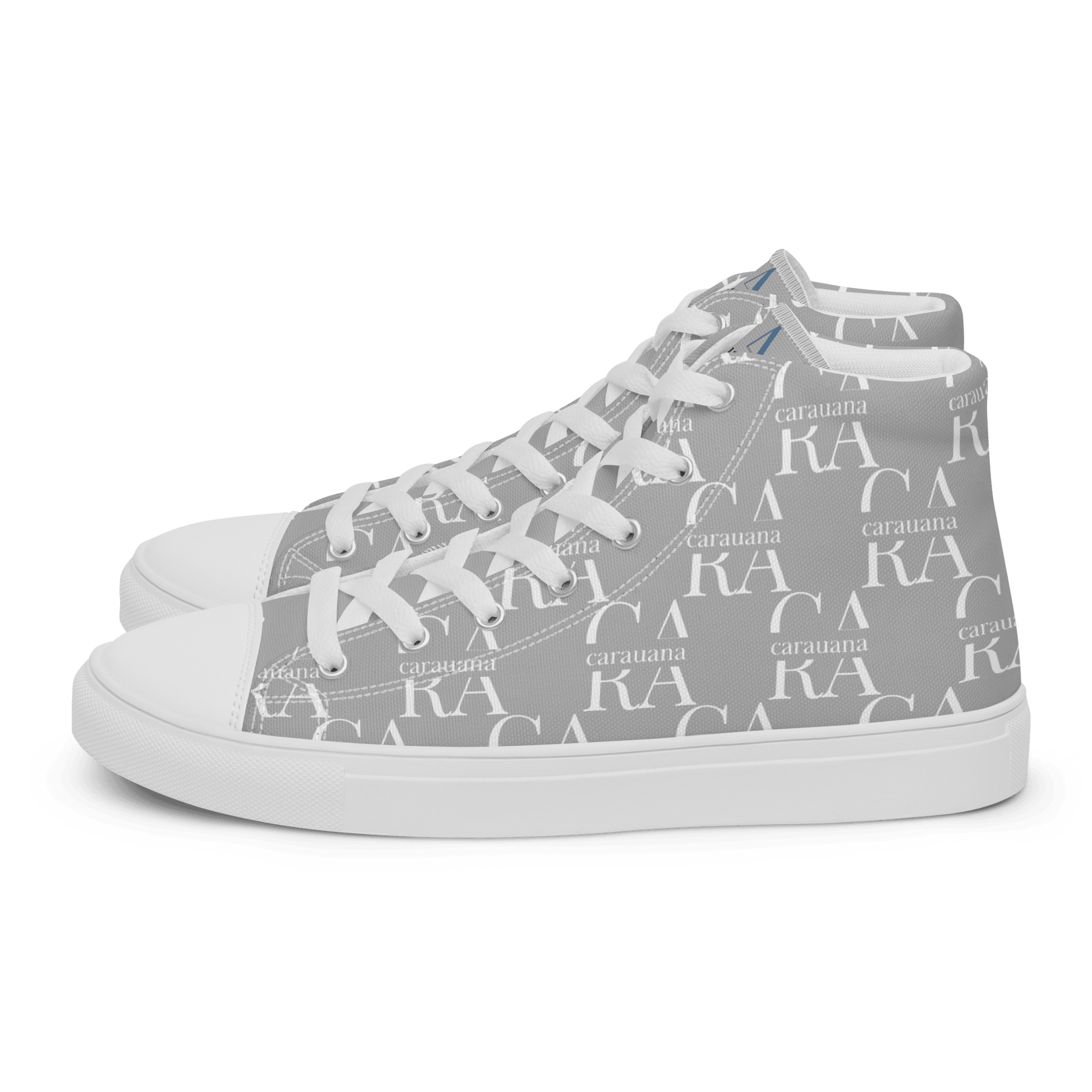 CARAUANA Hip Hop canvas shoes Grey Branded Carauana Store