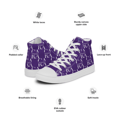 CARAUANA Hip Hop canvas shoes violet Branded Carauana Store