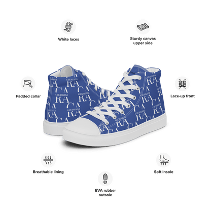CARAUANA Hip Hop canvas shoes Blue Branded Carauana Store