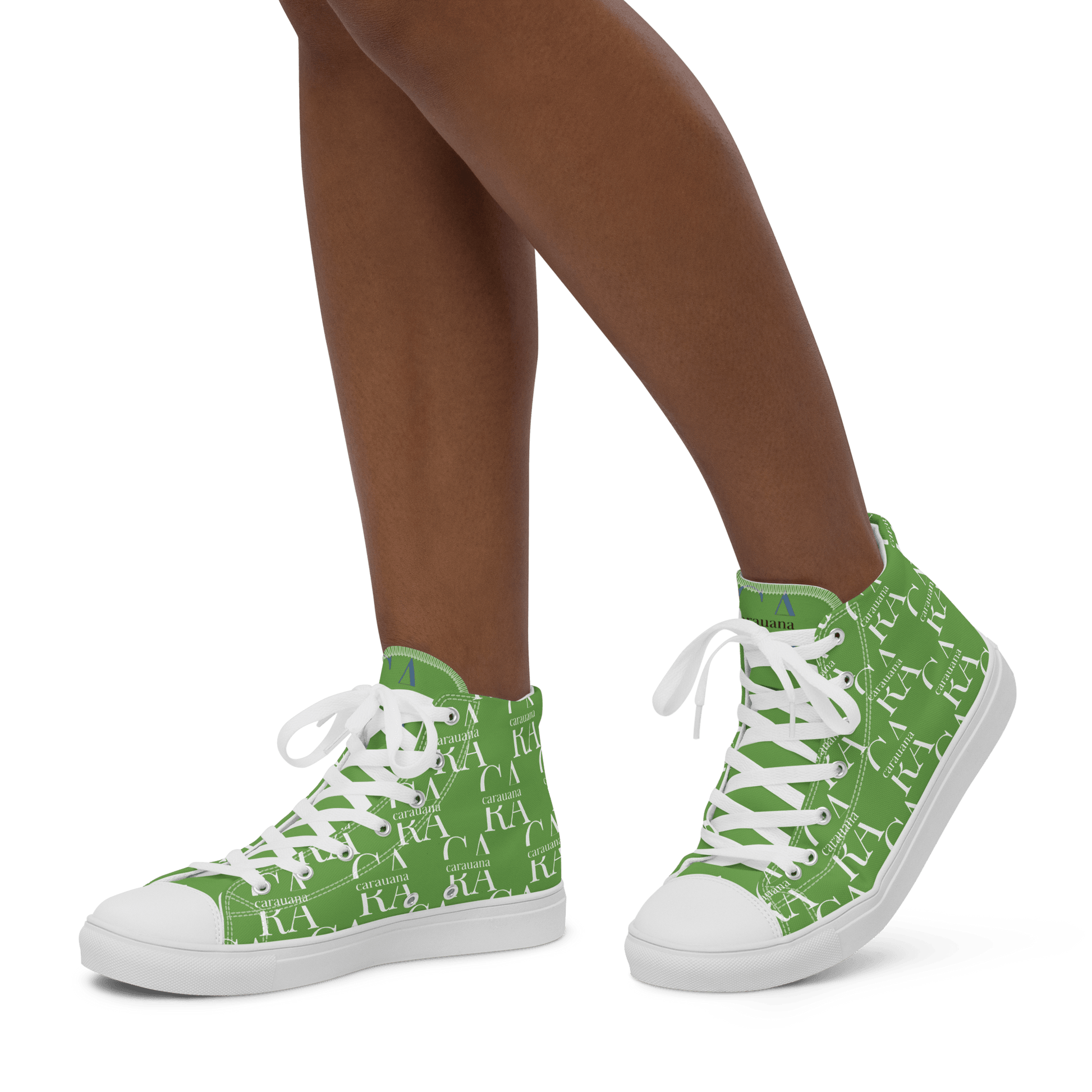 CARAUANA Hip Hop canvas shoes Green Branded Carauana Store