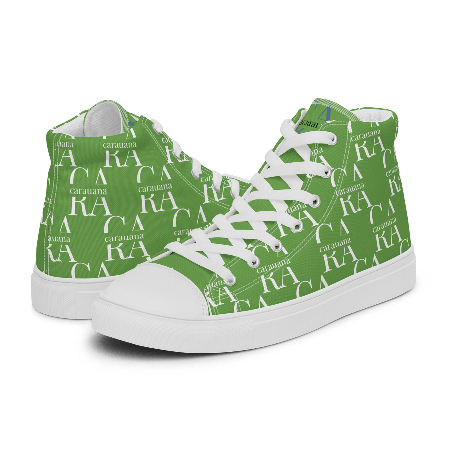 CARAUANA Hip Hop canvas shoes Green Branded Carauana Store