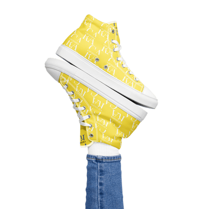 CARAUANA Hip Hop canvas shoes Yellow Branded Carauana Store