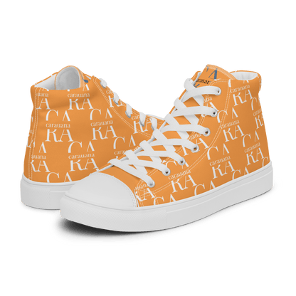 CARAUANA Hip Hop canvas shoes Orange Branded Carauana Store