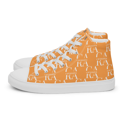 CARAUANA Hip Hop canvas shoes Orange Branded Carauana Store